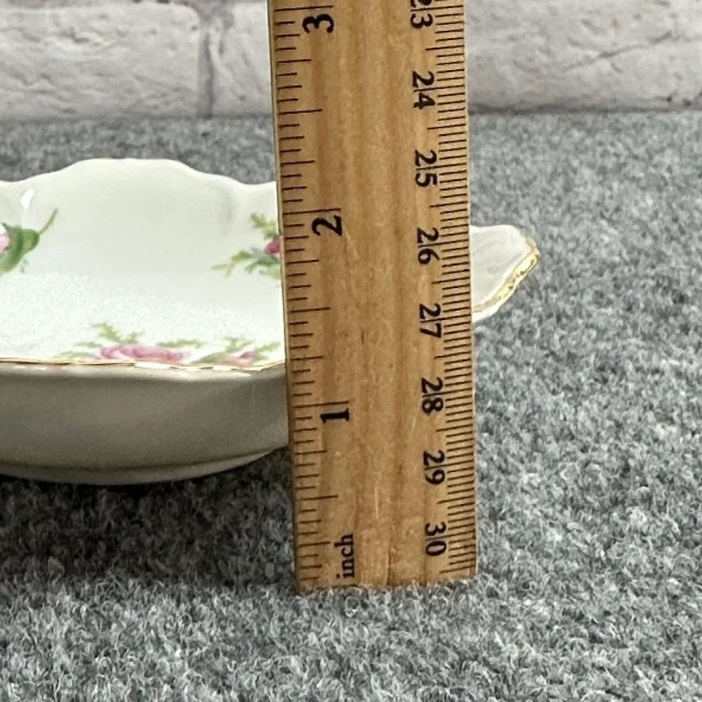 VTG MW Japan Porcelain Dessert Bowl Wild Rose 5.5